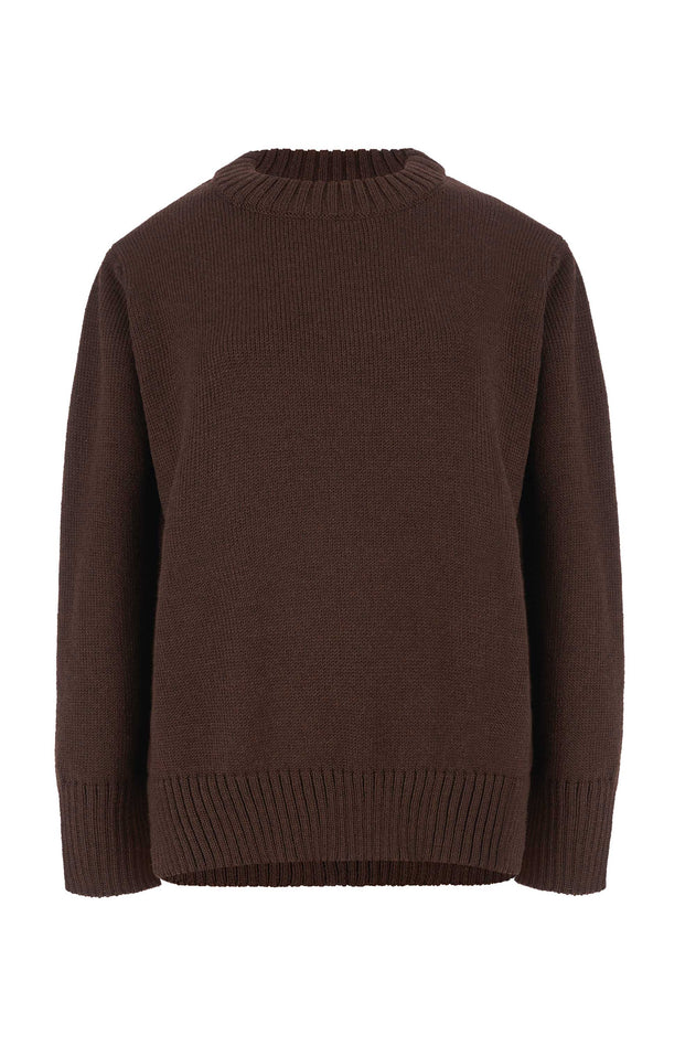 Marina Merino Jumper Chocolate