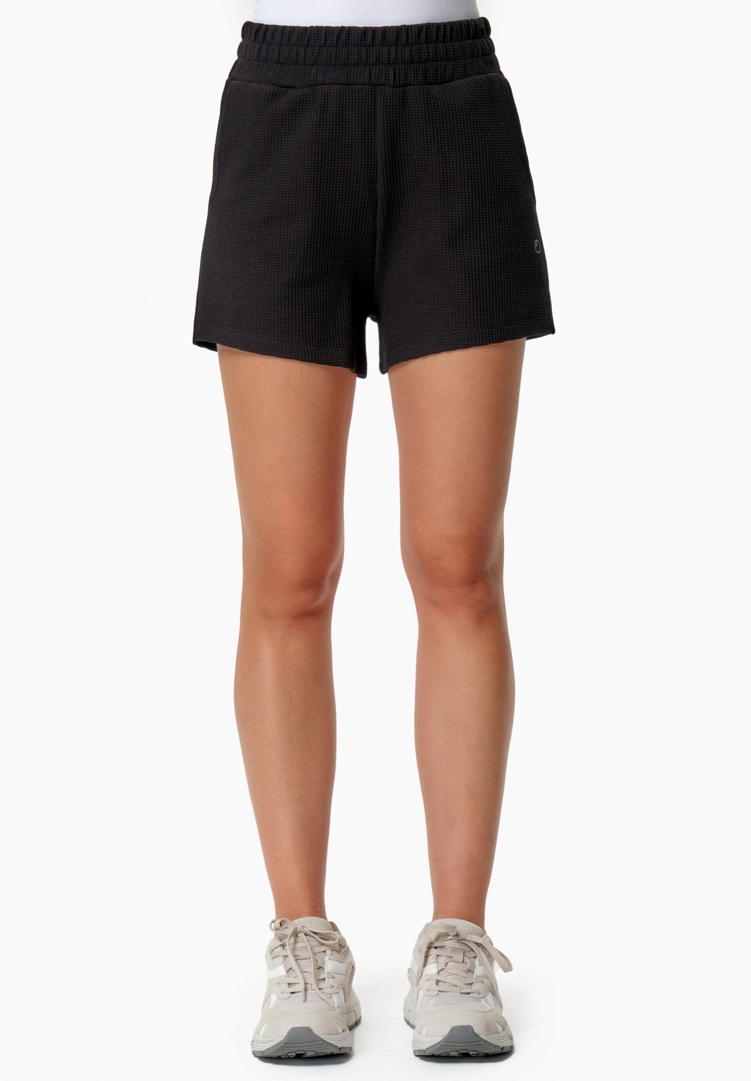 Savanna Waffle Shorts Black