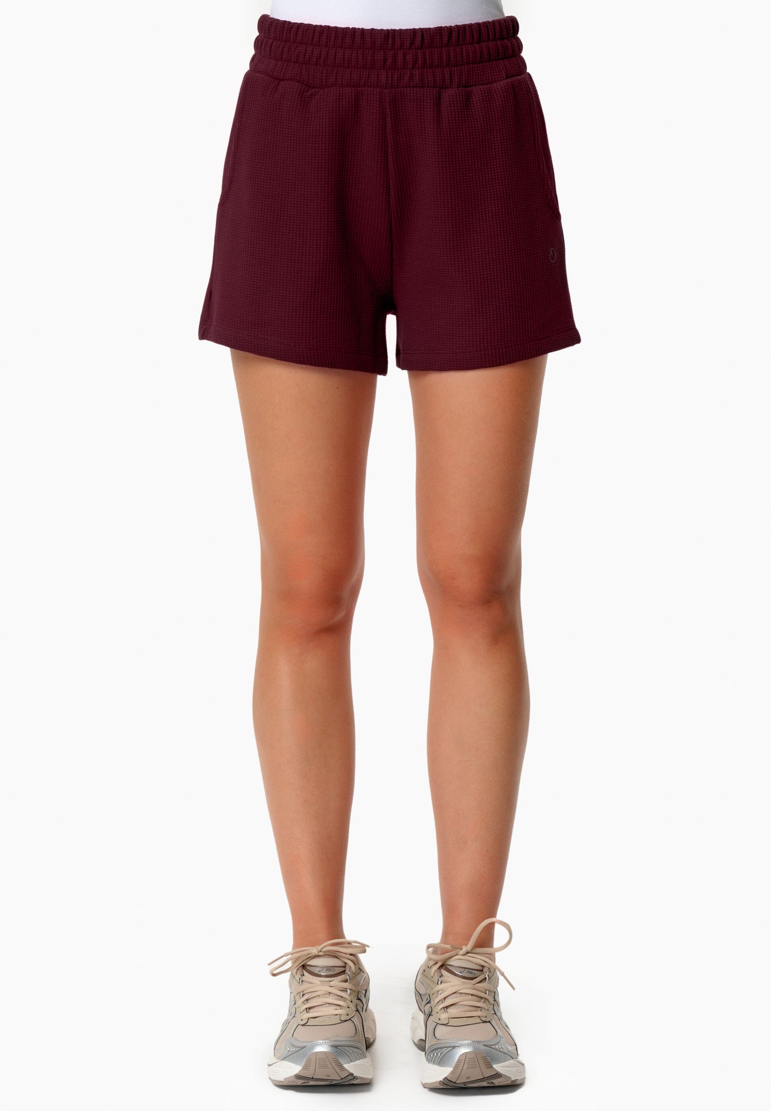 Savanna Waffle Shorts Bordeaux