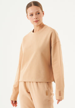 Seda Soft Touch Organic Cotton Sweatshirt Beige