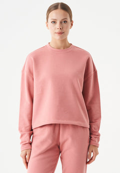 Seda Soft Touch Organic Cotton Sweatshirt Blush Pink