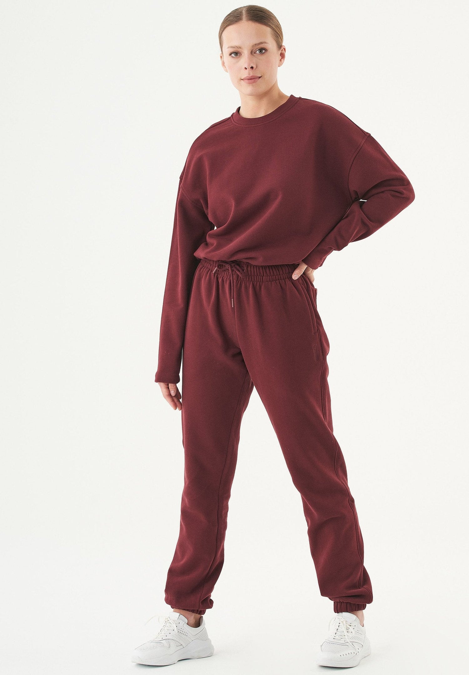 Peri Soft Touch Organic Cotton Sweatpants Bordeaux
