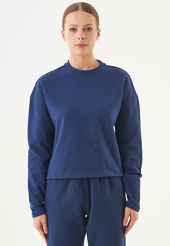 Seda Soft Touch Organic Cotton Sweatshirt Navy