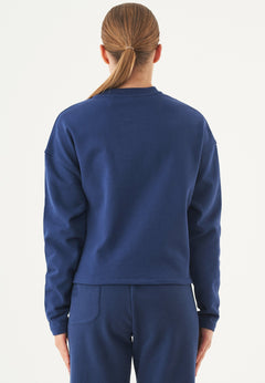 Seda Soft Touch Organic Cotton Sweatshirt Navy