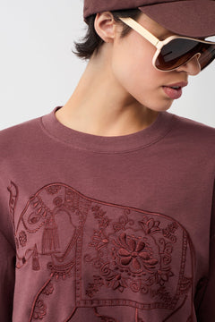 Ganesha Sweater Ruby