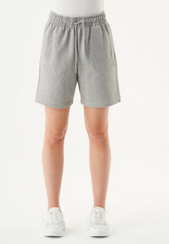 Sheyma Organic Cotton Sweatshorts Grey Melange