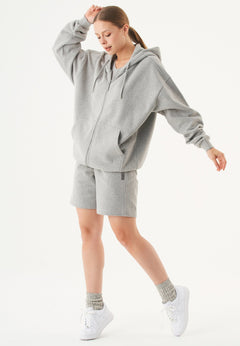 Sheyma Organic Cotton Sweatshorts Grey Melange