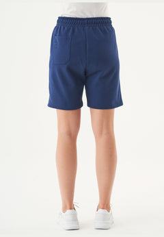 Sheyma Organic Cotton Sweatshorts Navy