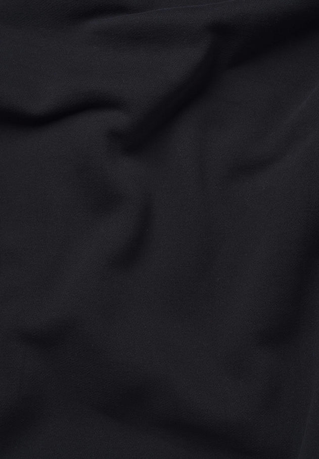 SILLIVIA Crop Sweatshirt Black
