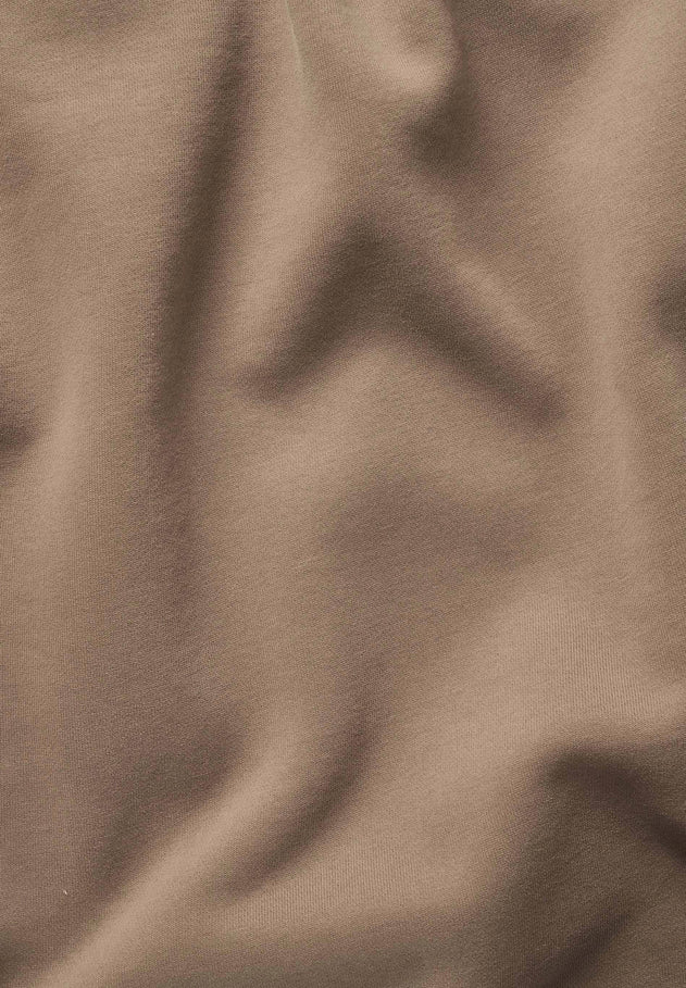 SILLIVIA Crop Sweatshirt Gravel