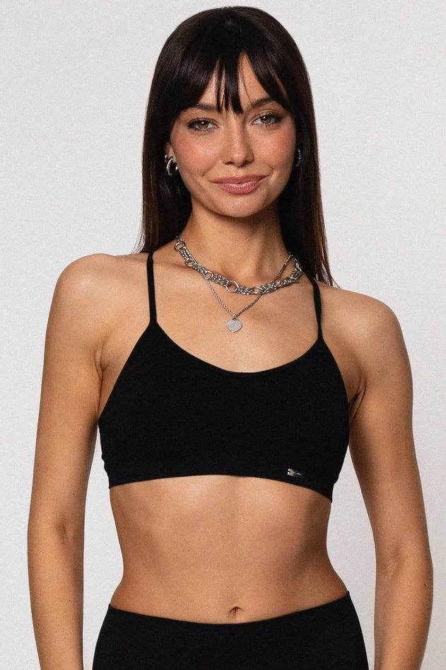 Skin Sports Bra Black