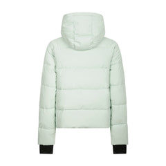 Hooded Puffer Jacket Mint Green