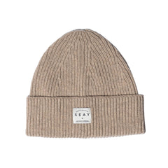 SEAY Regenerated Wool Beanie Cappuccino