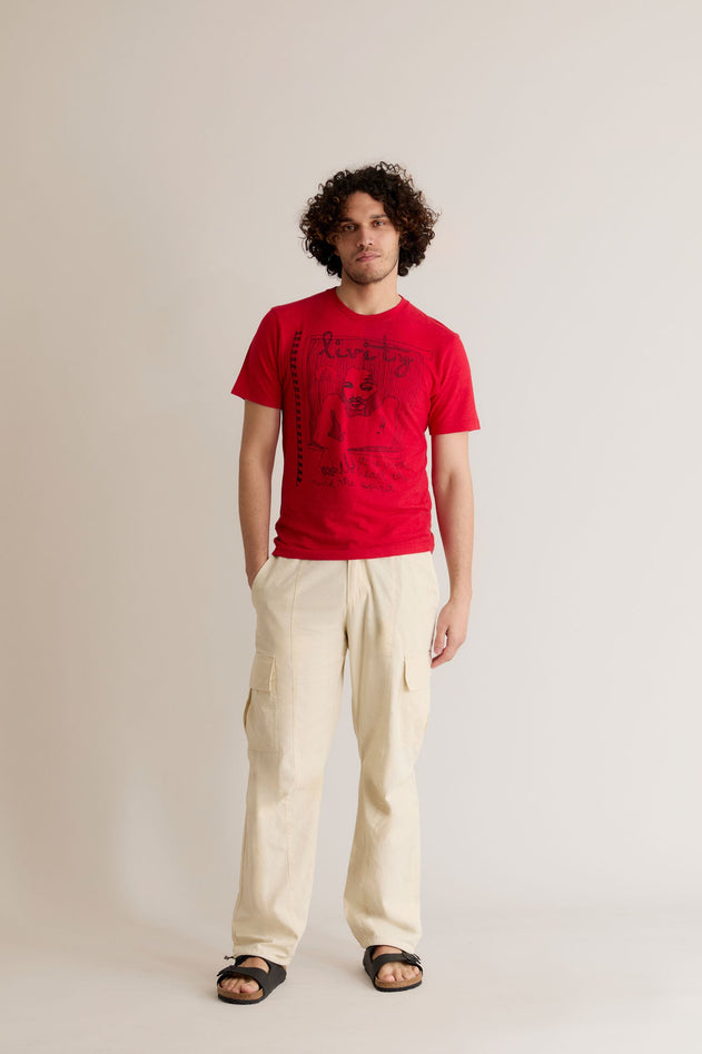 Livity Hemp T-Shirt Spirit Red
