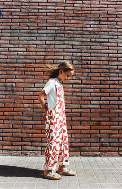 Sam Jumpsuit Orange Illusion