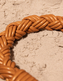 Twisted Handle Soft Grain Leather Wild Oak