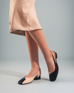 Diana Flats Black/Beige