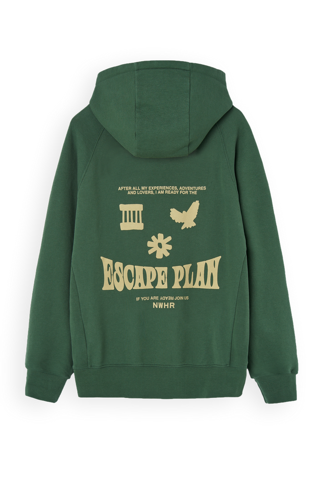 Escape Plan Hoodie Green