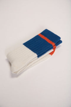 Andes Wool Socks Bicolor Blue