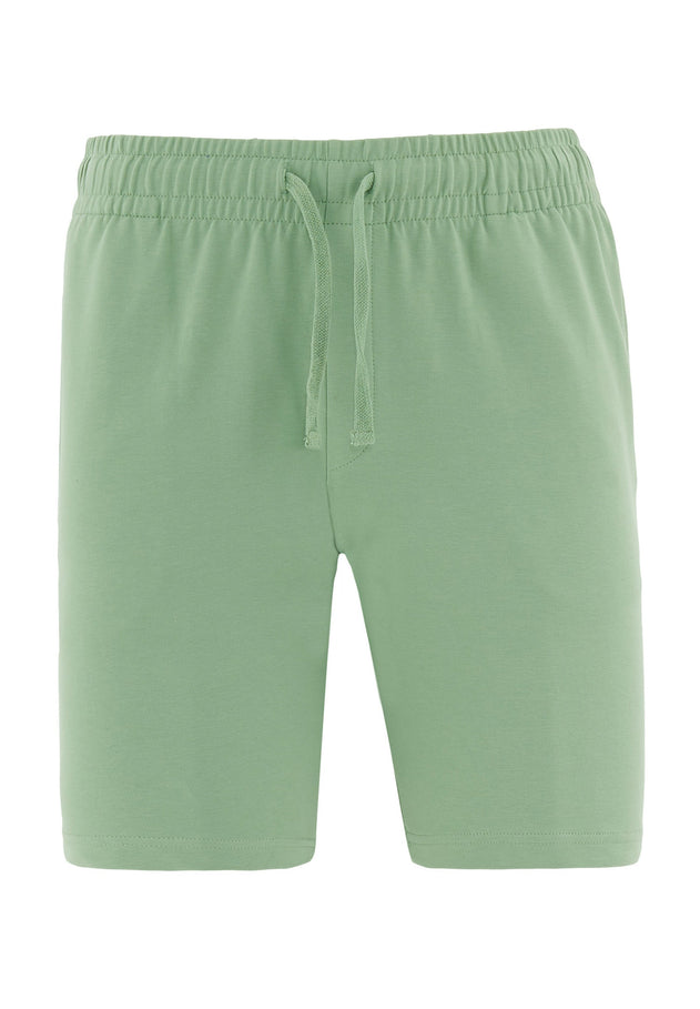 Sahin Light Organic Cotton Sweatshorts Mineral Green