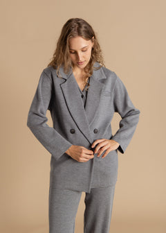 Ora, Forza & Galante Merino Co-ord Light Grey