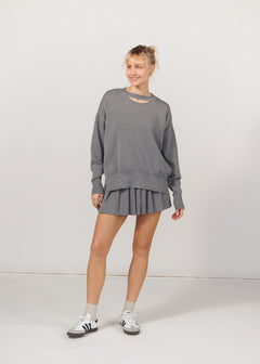 Piccolo & Rotondo Merino Co-ord Light Grey