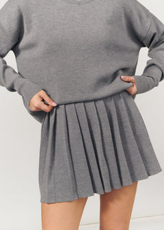 Piccolo & Rotondo Merino Co-ord Light Grey