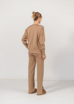 Ora & Rotondo Merino Co-ord Beige