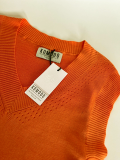 Sander Cotton/Tencel Top Orange