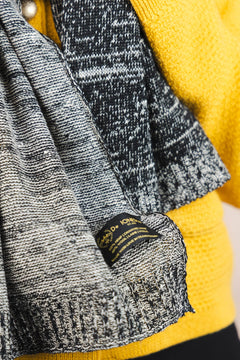 The Hemp & Wool Scarf  Black