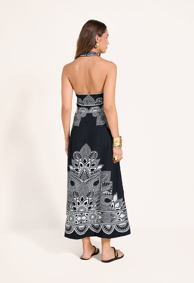 Serafina Dress Onyx Black