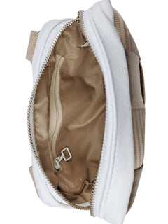 Sahara Bag Beige and White