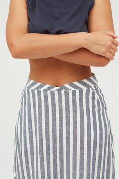 Lulua Skirt Blue Stripes