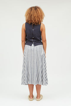 Lulua Skirt Blue Stripes