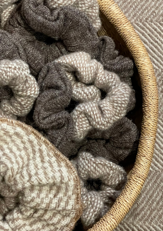 Ekta Helsinki Wool Scrunchie Small