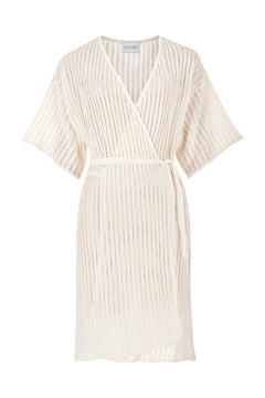 Sole Linen Beach Dress White