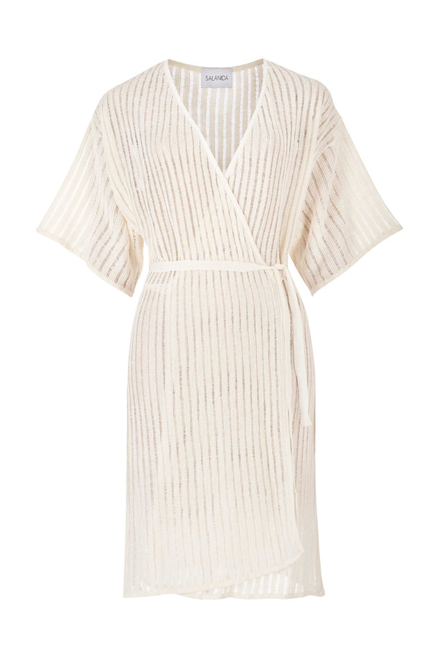 Sole Linen Beach Dress White