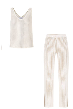 Sole & Caldo Linen Co-ord White