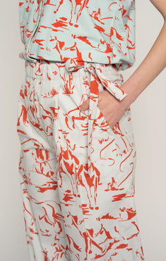 Gatya Cargo Trousers Horsemen Mint