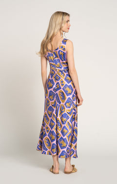 Panyva Sleeveless Midi Dress Totem Pink