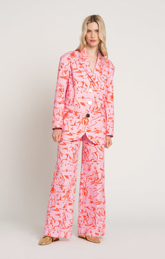 Pingal Oversized Blazer Horsemen Pink