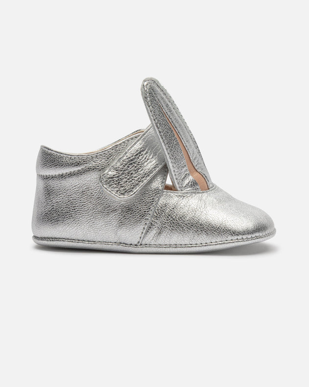 Baby Bunny Shoes Silver