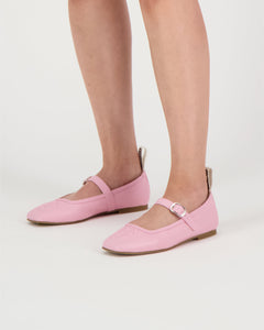 Mother Ballerinas Pink Leather