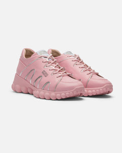 Chain Reaction Sneakers Pink Leather