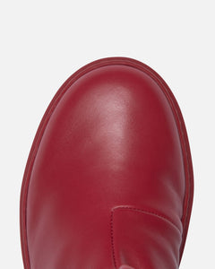 Slouch Boots Cherry
