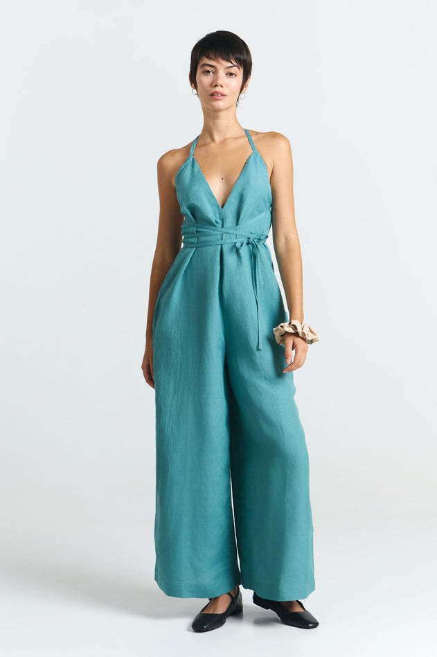 Danli Multiposition Jumpsuit Blue