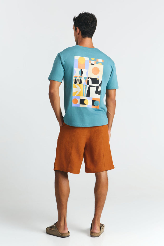 Men's Real Vibes T-Shirt Blue