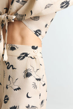 Makah Pants Fauna Print