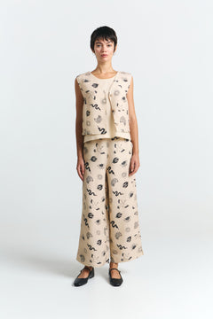 Azuah Vest Fauna Print