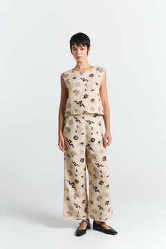 Azuah Vest Fauna Print